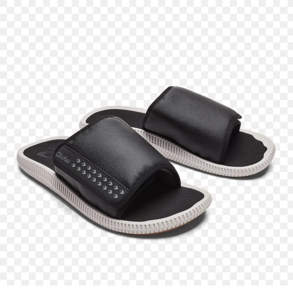 OOFOS Black‎ Slide Sandals
